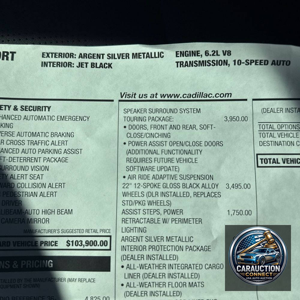2025 Cadillac Escalade ESV Sport