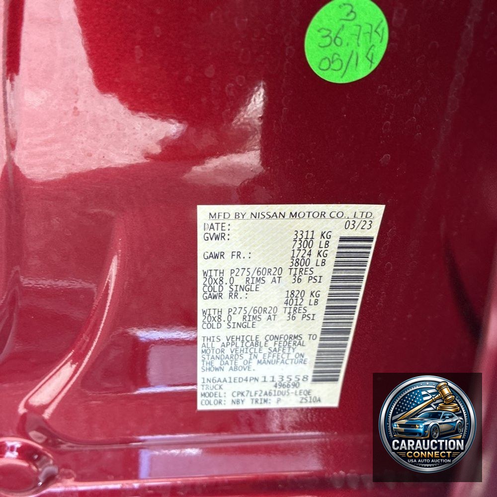 2023 Nissan Titan Platinum