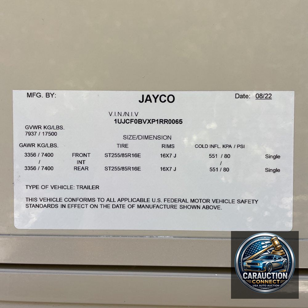 2022 Jayco Powersports 37MDQS