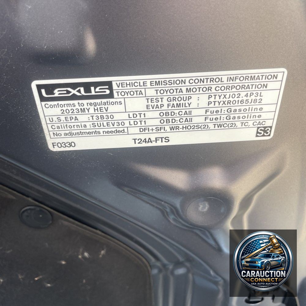 2023 Lexus RX 500h F SPORT Performance