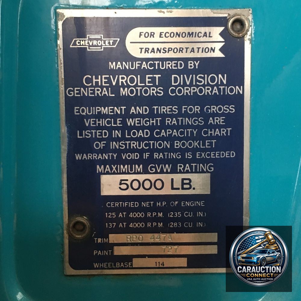 1958 CHEVY APACHE