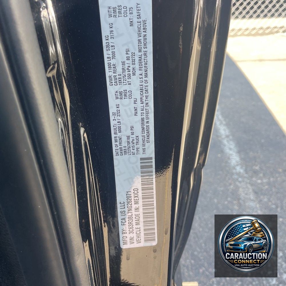 2022 Ram 3500 Big Horn
