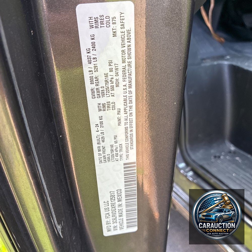 2024 Ram 2500 ProMaster Vans SLT HR