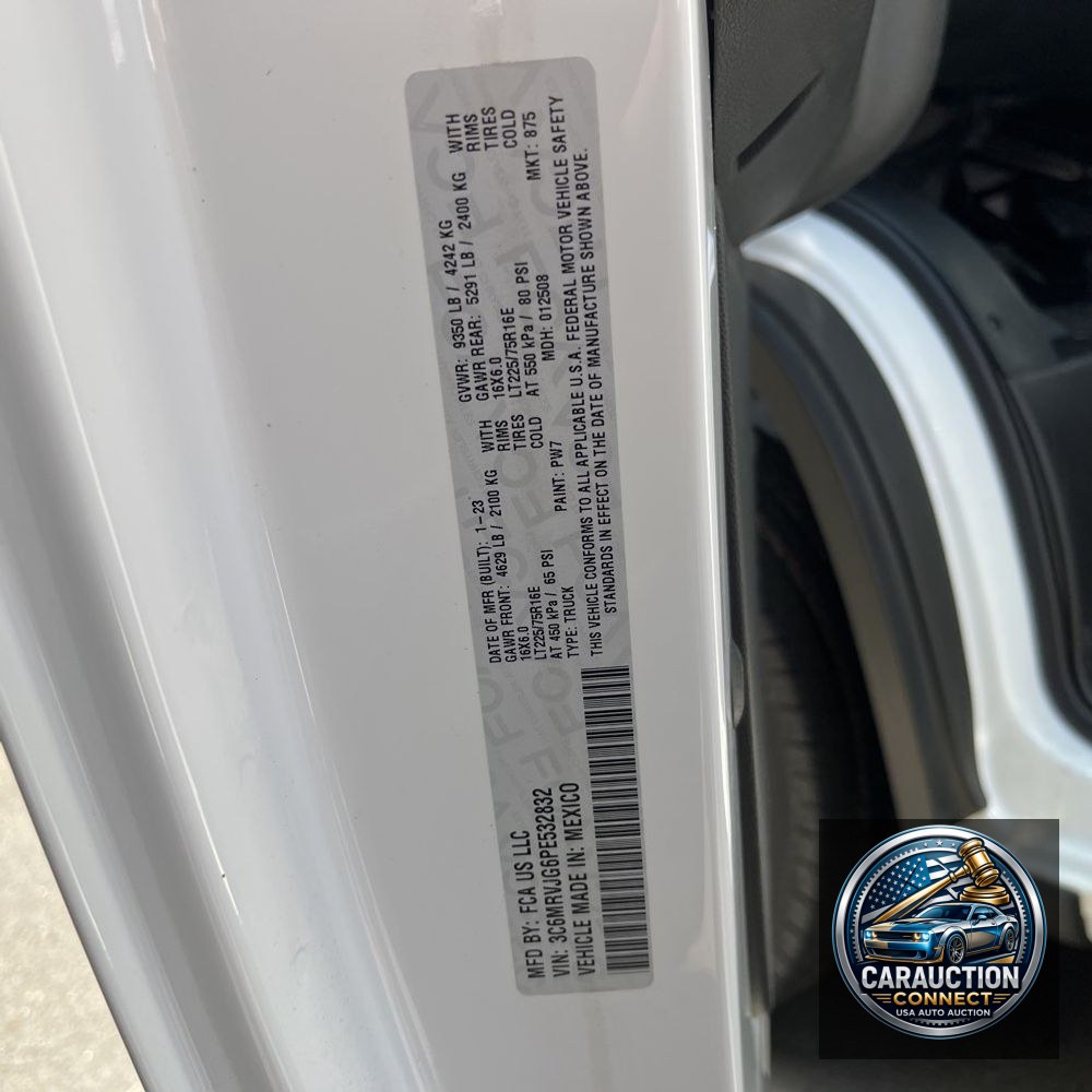 2023 Ram 3500 ProMaster Vans High Roof