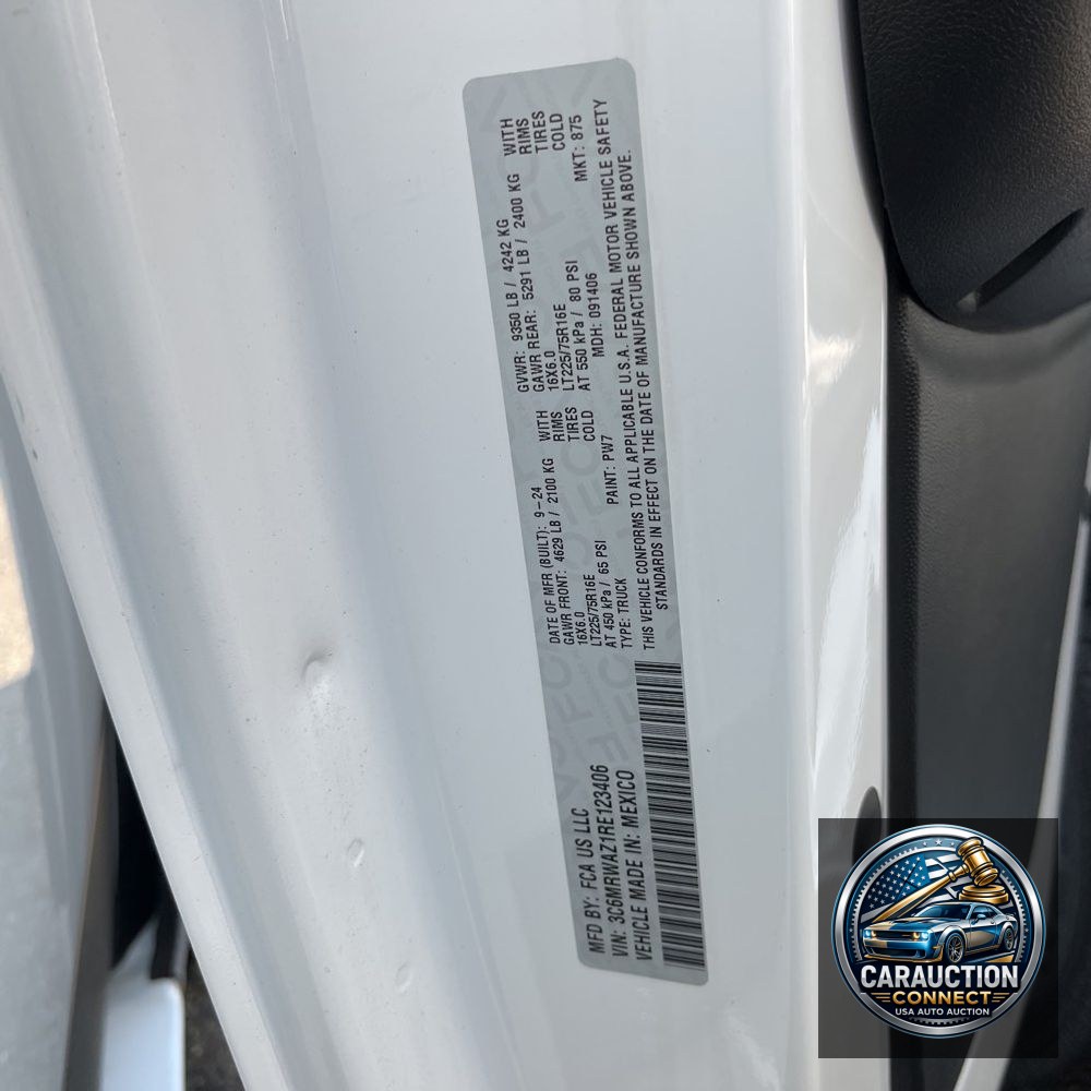 2024 Ram ProMaster EV Base SHR