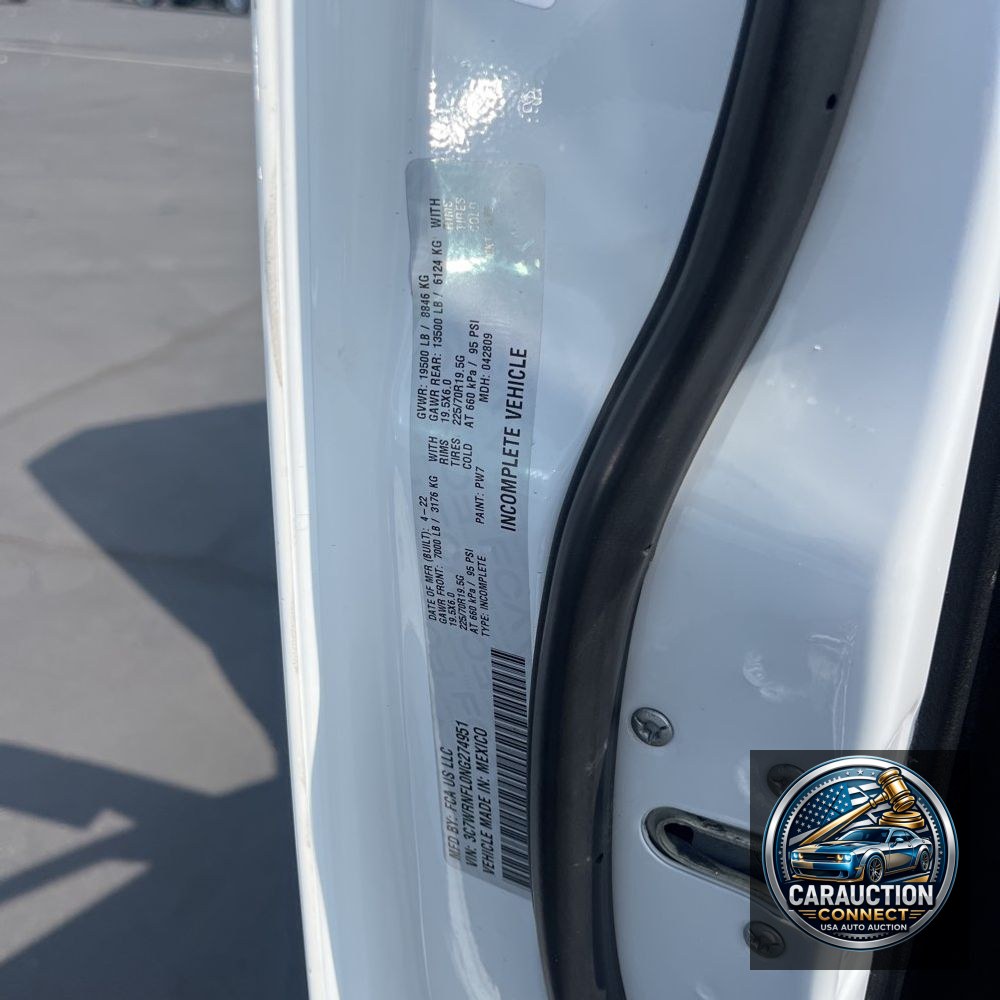 2022 Ram Commercial Tradesman CA60-84 CREW CAB/CHASSIS 4X4 6.7L