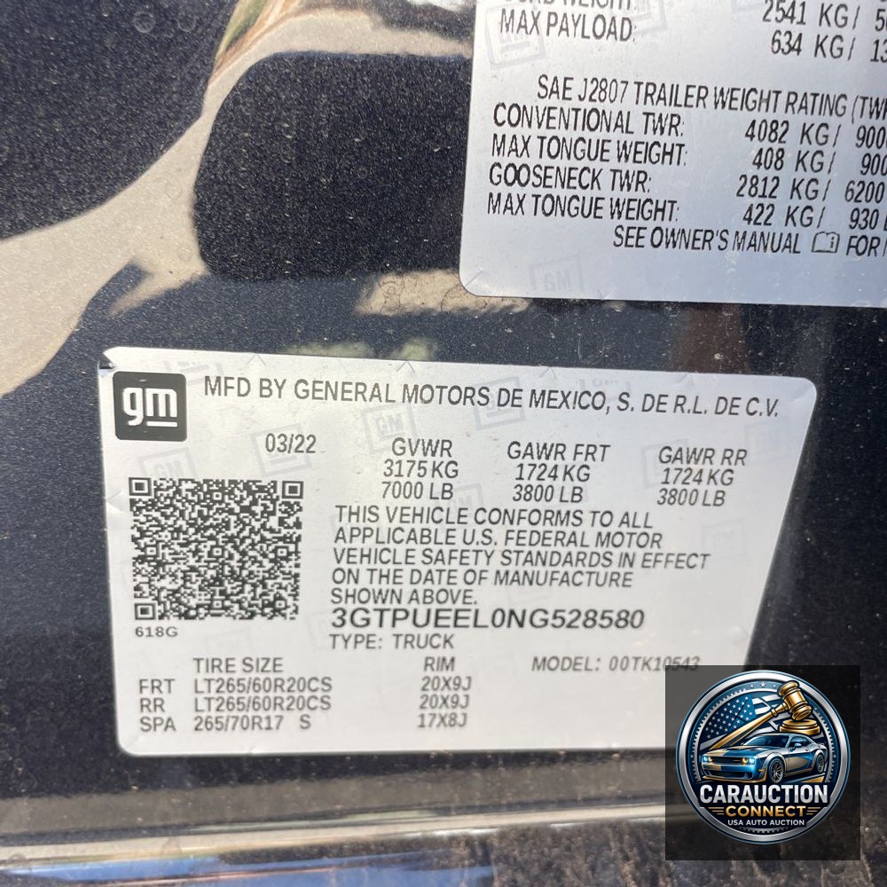 2022 GMC Sierra 1500 AT4