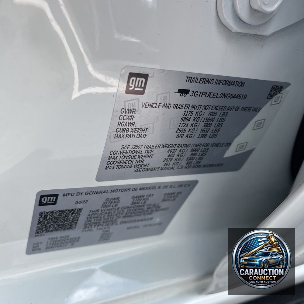 2022 GMC Sierra 1500 AT4