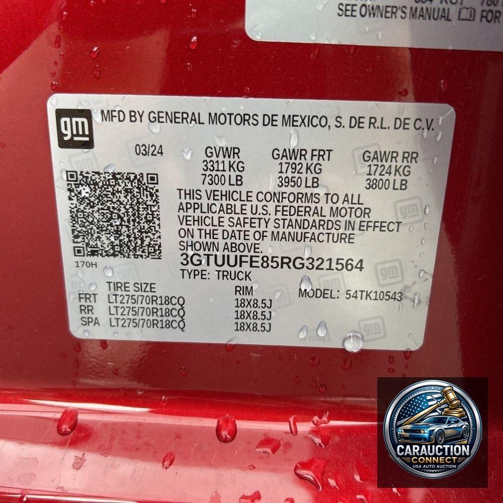 2024 GMC Sierra 1500 AT4X