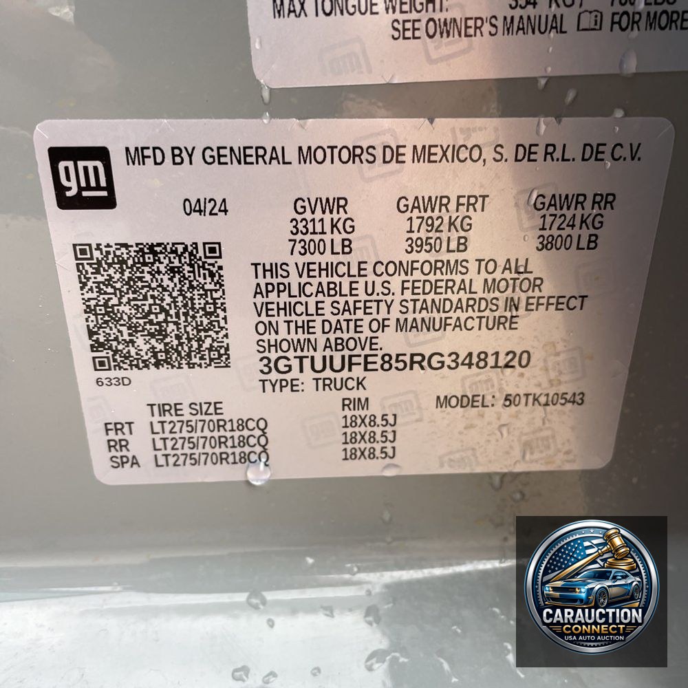 2024 GMC Sierra 1500 AT4X