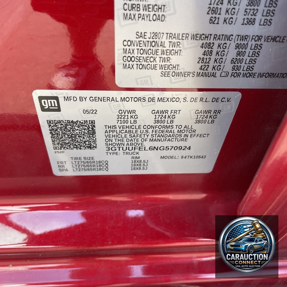 2022 GMC Sierra 1500 AT4X