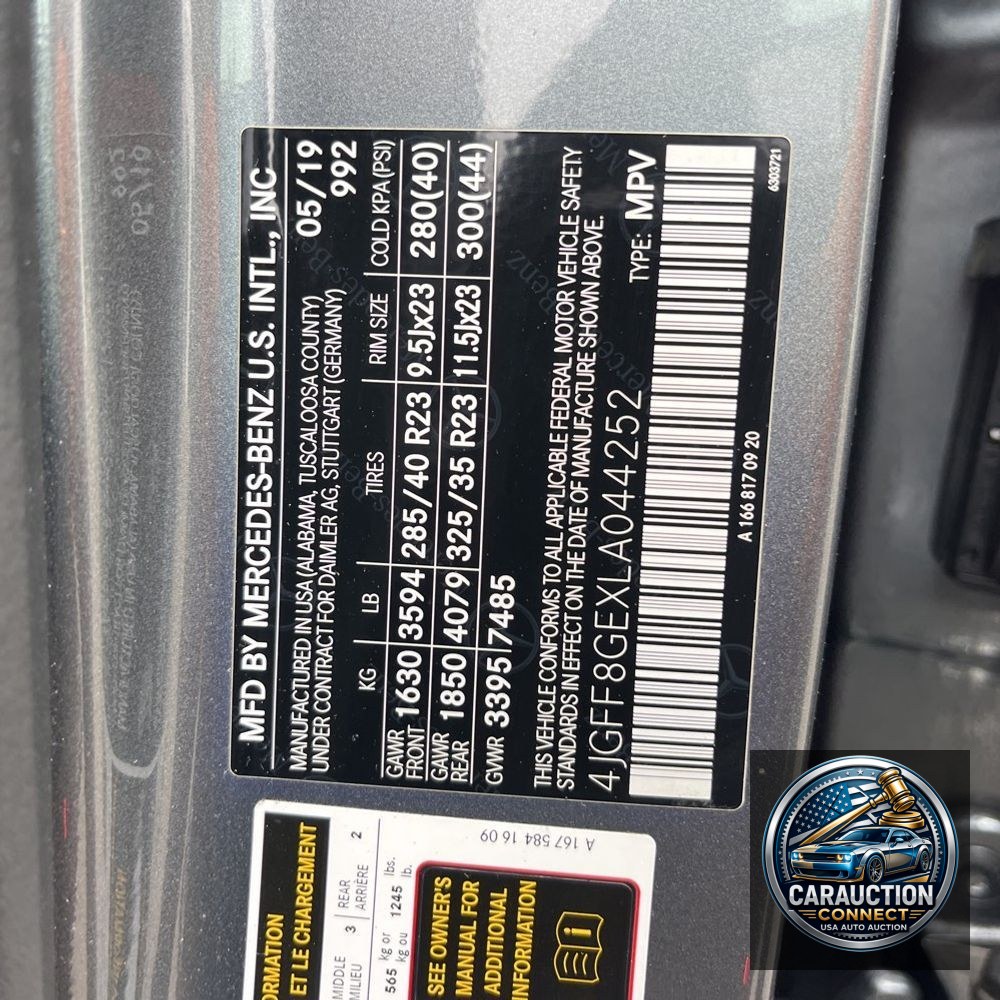 2020 Mercedes-Benz GLS GLS 580