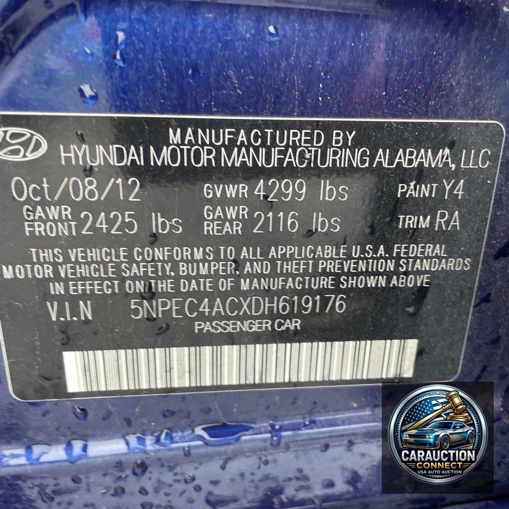 2013 Hyundai SONATA Limited
