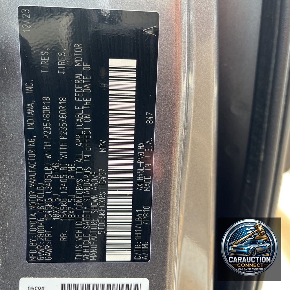 2024 Toyota Sienna Platinum 7-Passenger