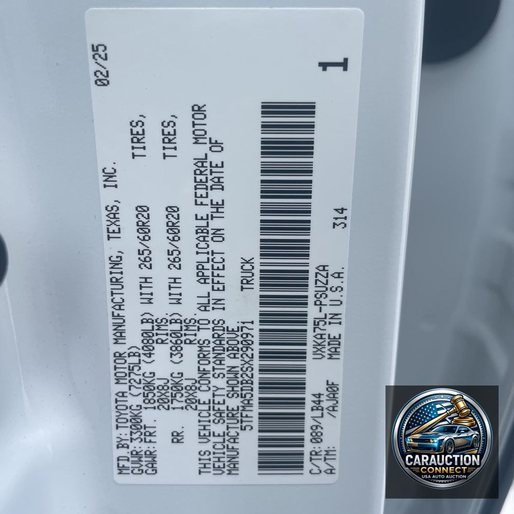 2025 Toyota Tundra 1794 Edition