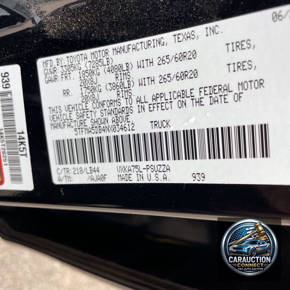 2022 Toyota Tundra 1794 Edition