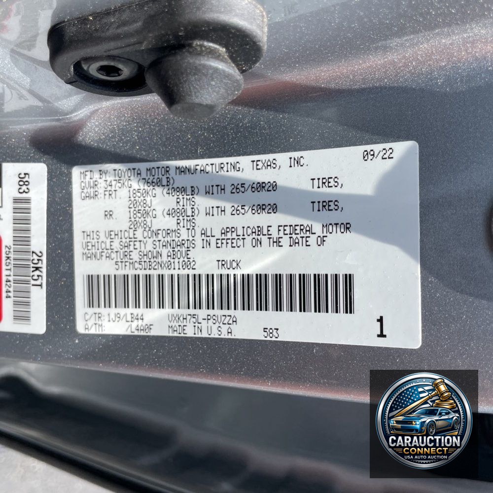 2022 Toyota Tundra 1794 Edition HV