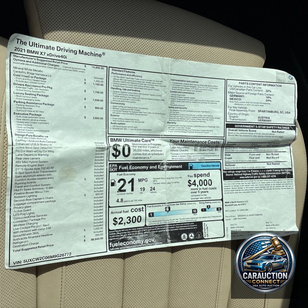2021 BMW X7 XDrive40i