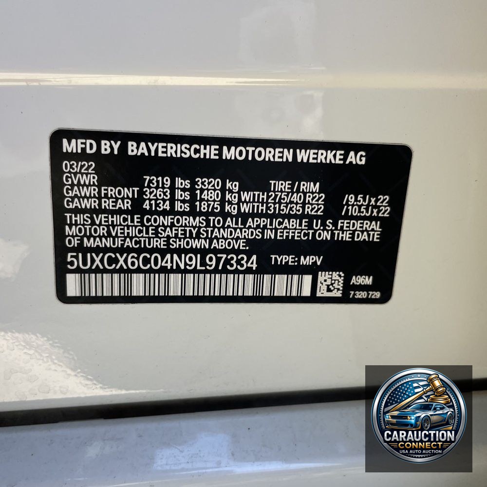 2022 BMW X7 M50i