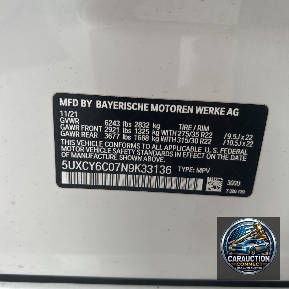 2022 BMW X6 XDrive40i