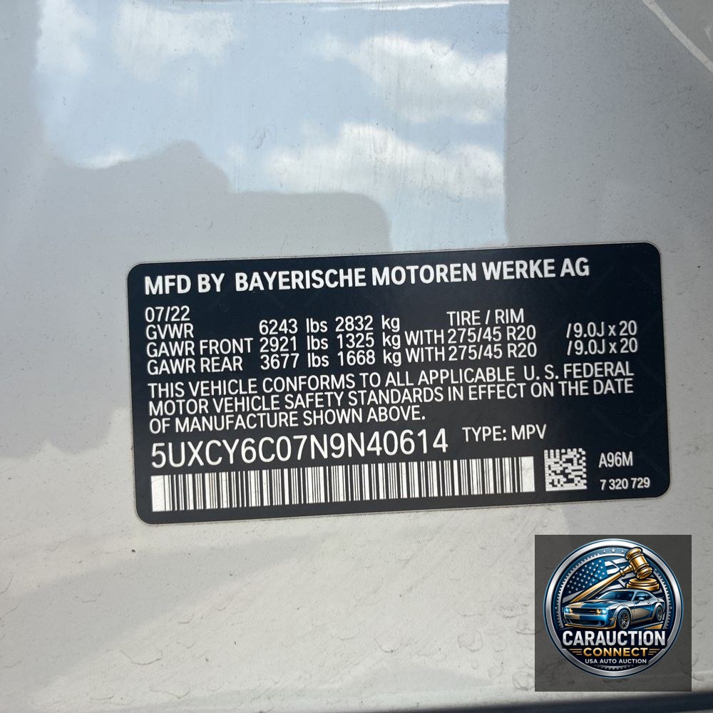 2022 BMW X6 XDrive40i