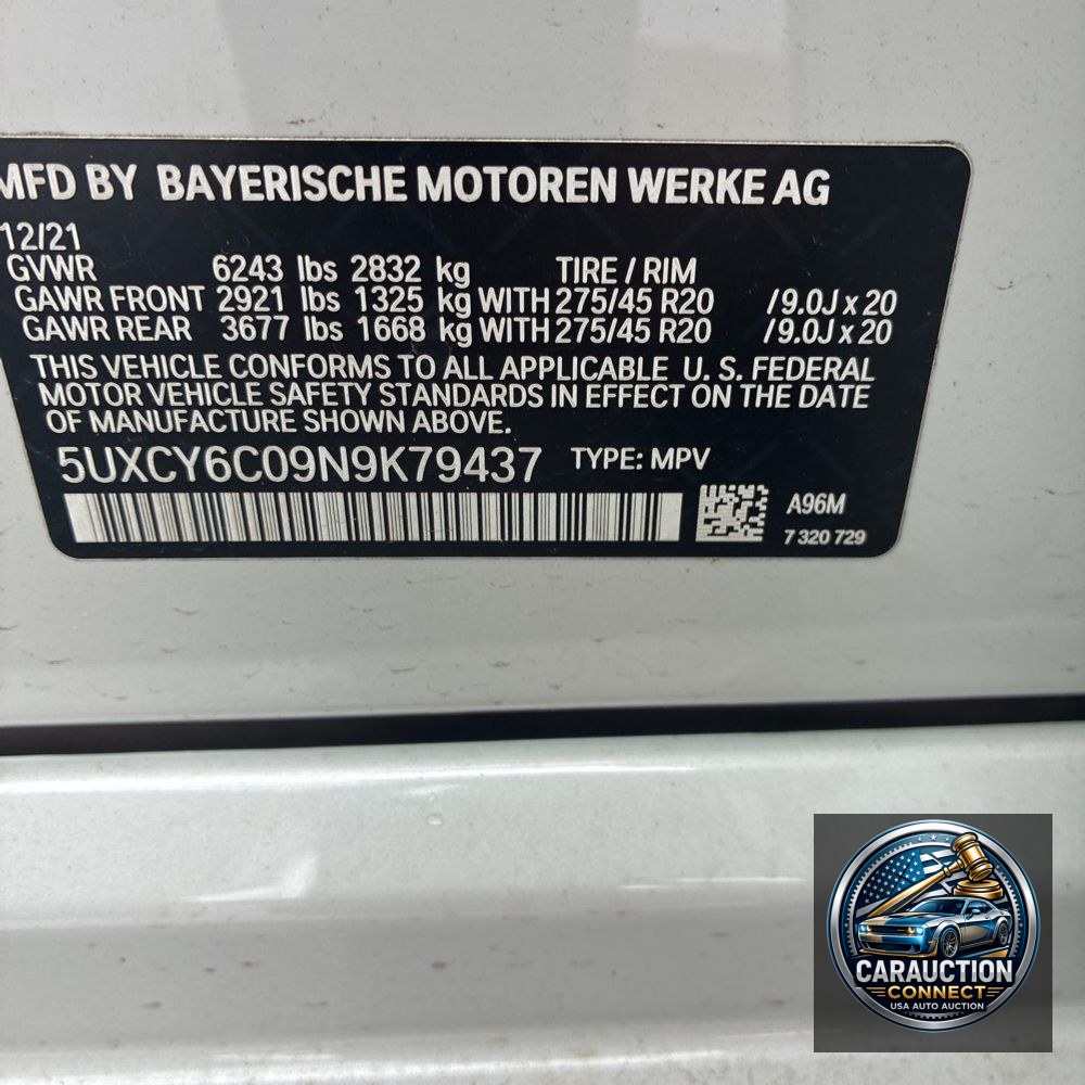 2022 BMW X6 XDrive40i