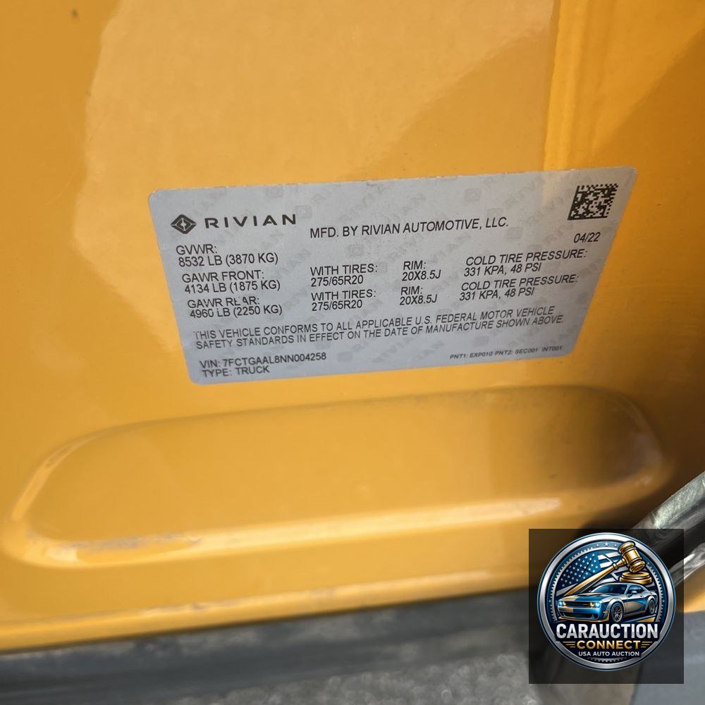 2022 Rivian R1T Launch Edition