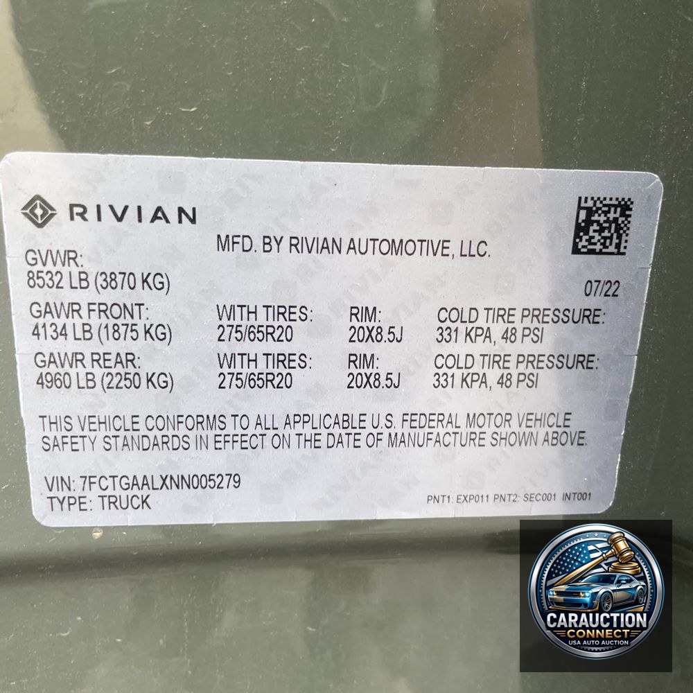 2022 Rivian R1T Launch Edition