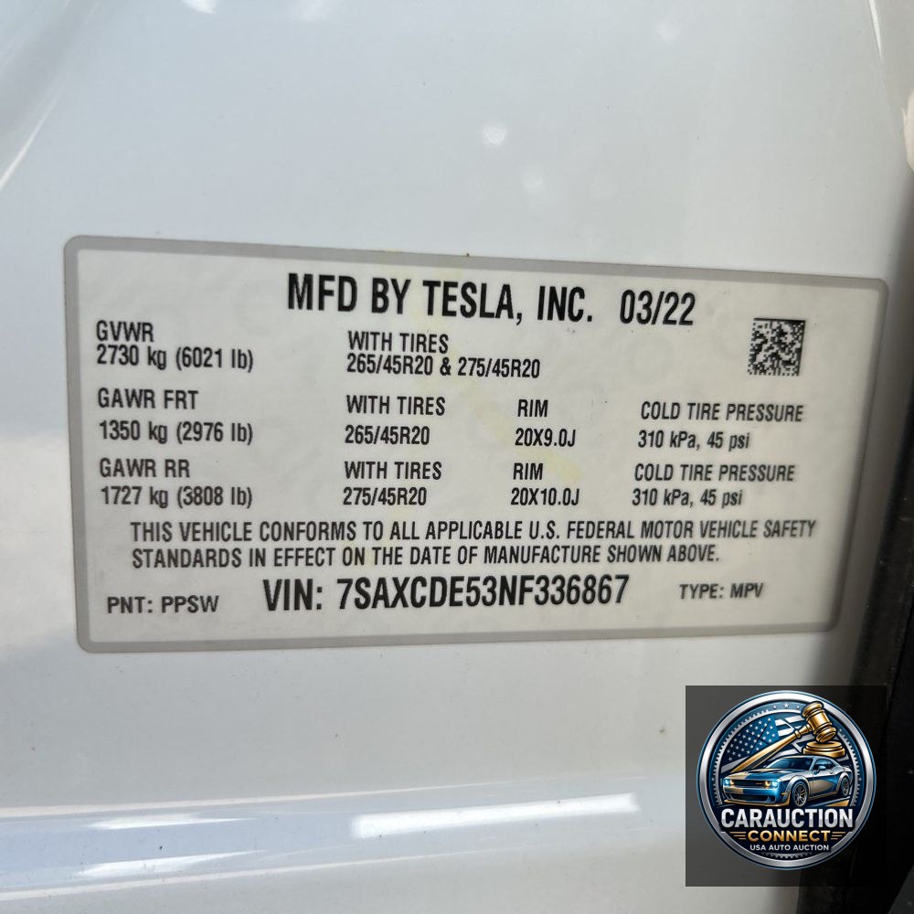 2022 Tesla Model X Standard Range