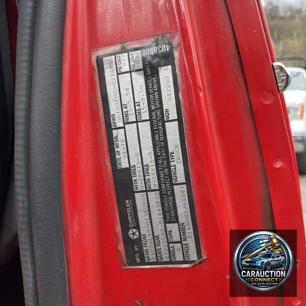 1978 Dodge D150 Adventurer