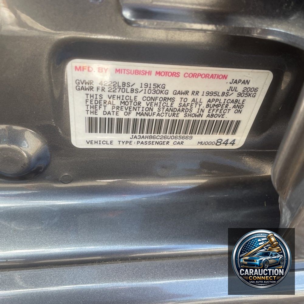 2006 Mitsubishi Lancer Evolution MR