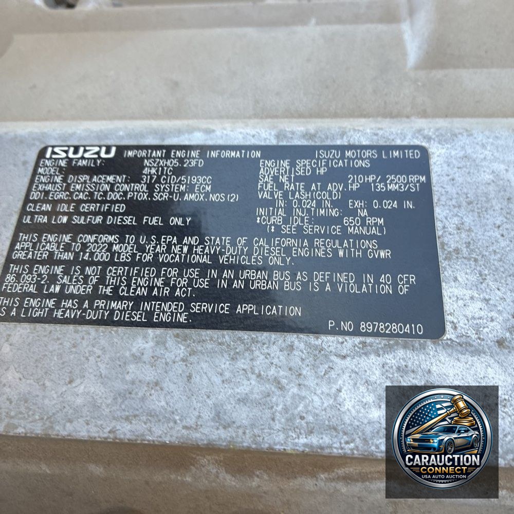 2023 Chevrolet Commercial 4500XD CA86.5-153.5 COE  TRUCK 4X2 5.2L