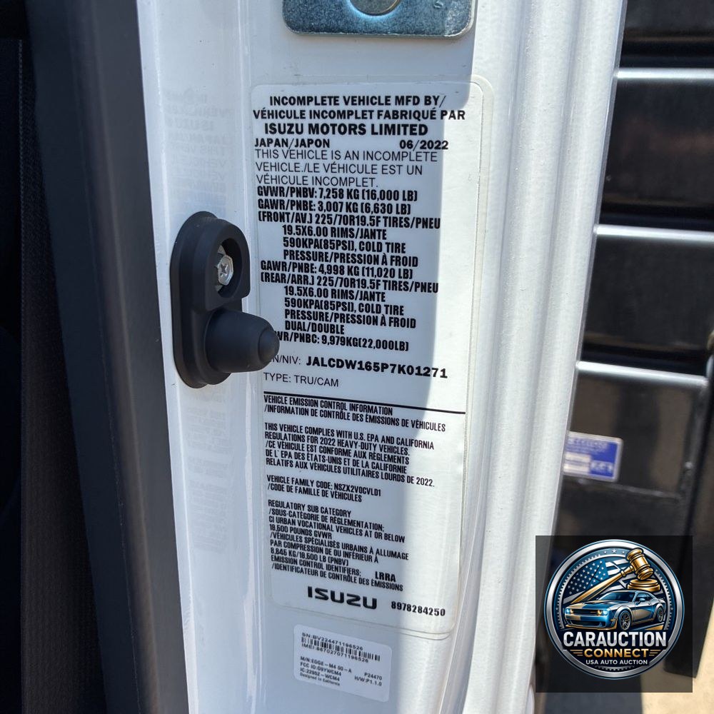 2023 Chevrolet Commercial 4500XD CA86.5-153.5 COE  TRUCK 4X2 5.2L