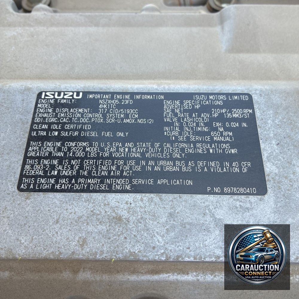 2023 Chevrolet Commercial 4500XD CA86.5-153.5 COE  TRUCK 4X2 5.2L