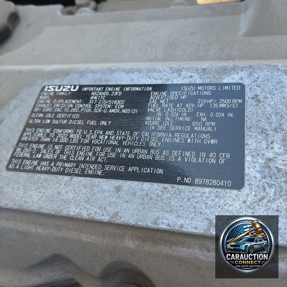 2023 Chevrolet Commercial 4500XD CA86.5-153.5 COE  TRUCK 4X2 5.2L
