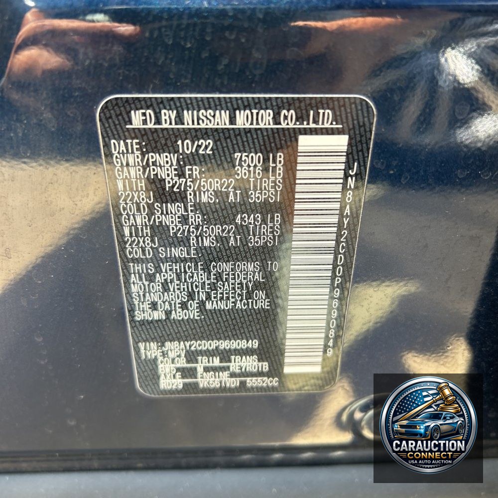 2023 Nissan Armada Platinum