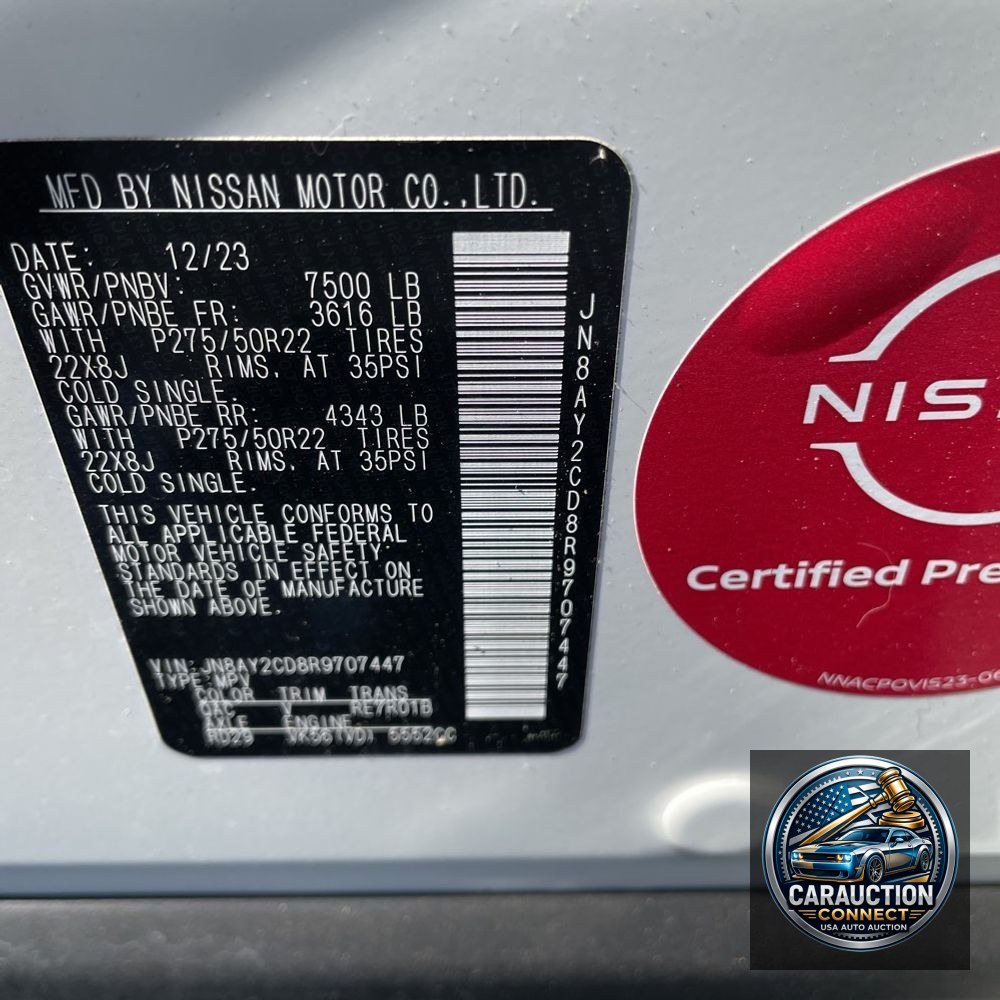 2024 Nissan Armada Platinum