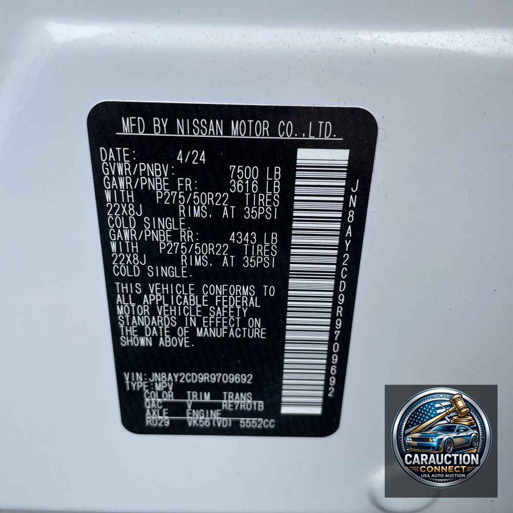 2024 Nissan Armada Platinum