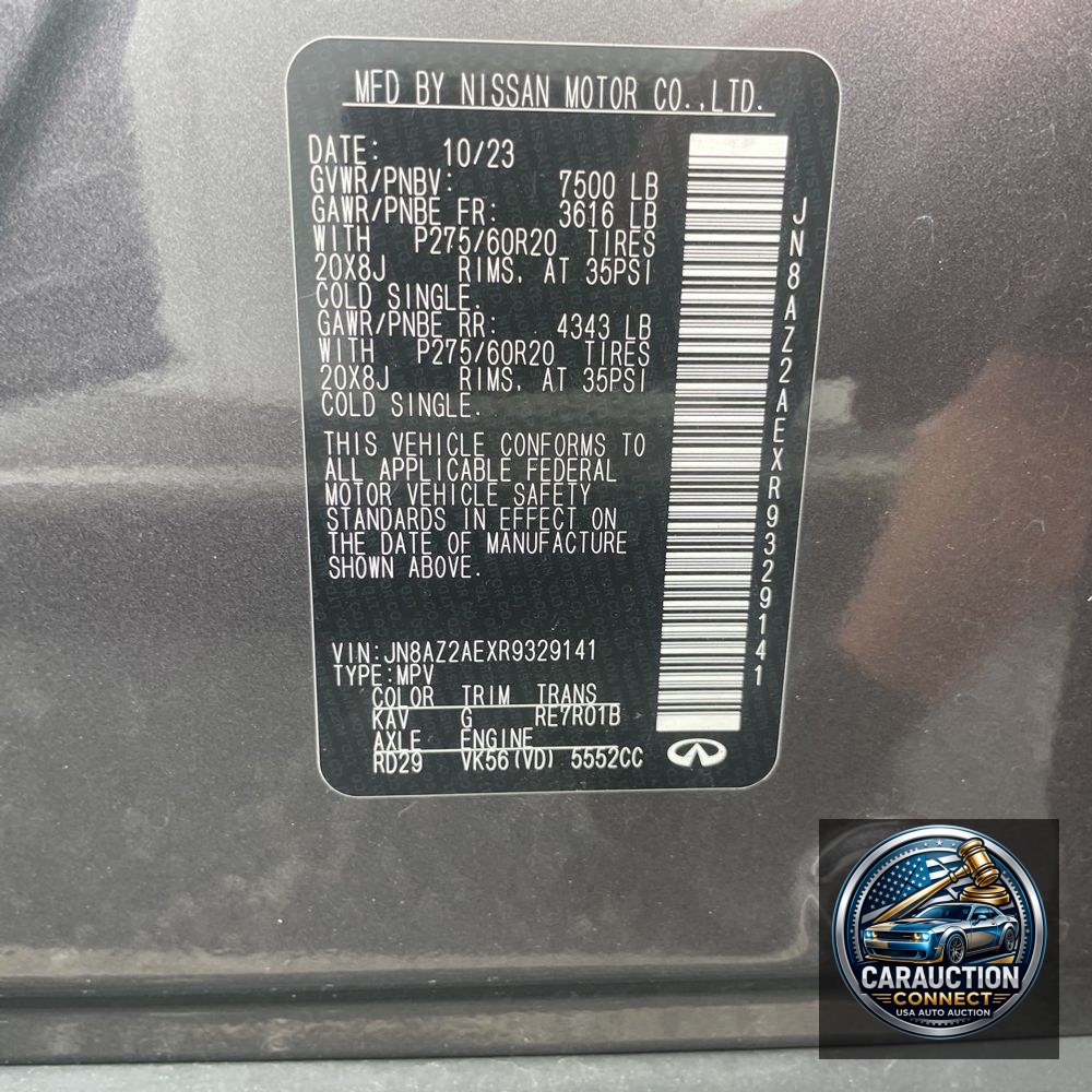2024 INFINITI QX80 Luxe