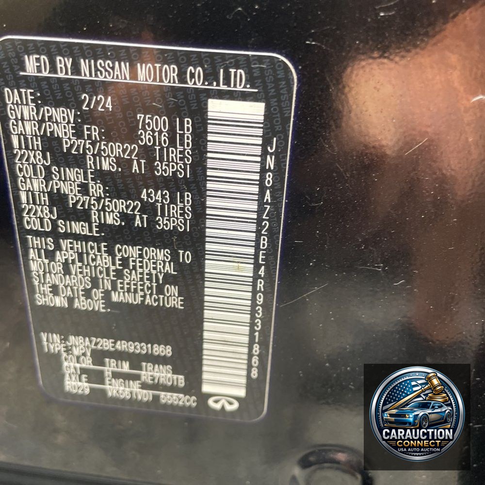 2024 INFINITI QX80 Premium Select