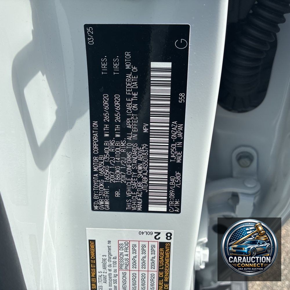 2025 Toyota Land Cruiser Base