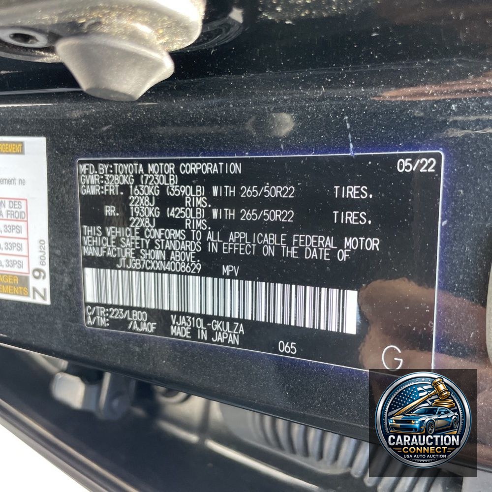 2022 Lexus LX 600 Luxury