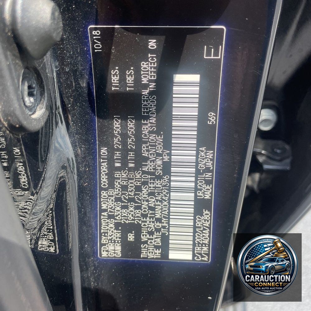 2019 Lexus LX 570 Three-Row