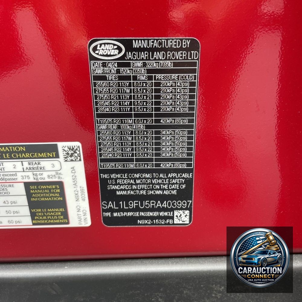 2024 Land Rover Range Rover Sport P400 Dynamic SE