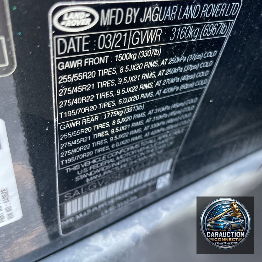 2021 Land Rover Range Rover Autobiography
