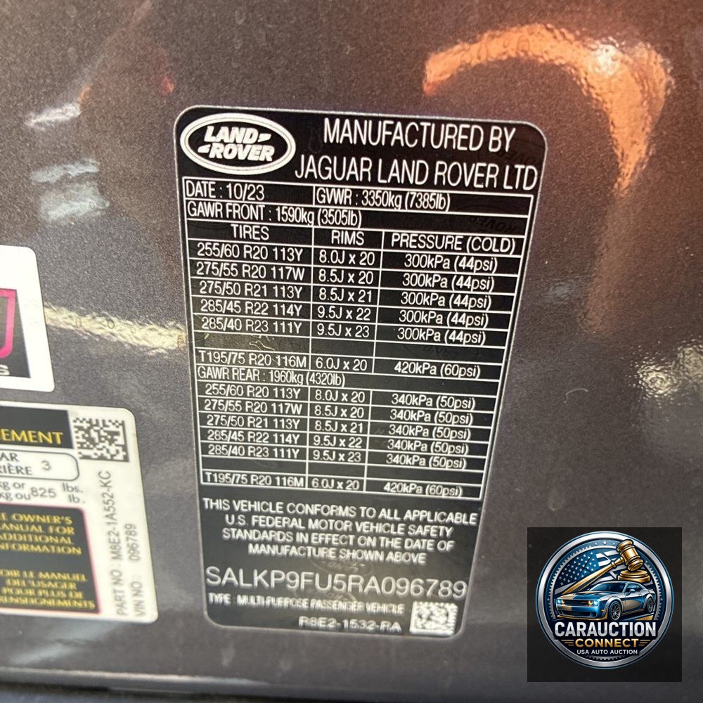 2024 Land Rover Range Rover SE P400