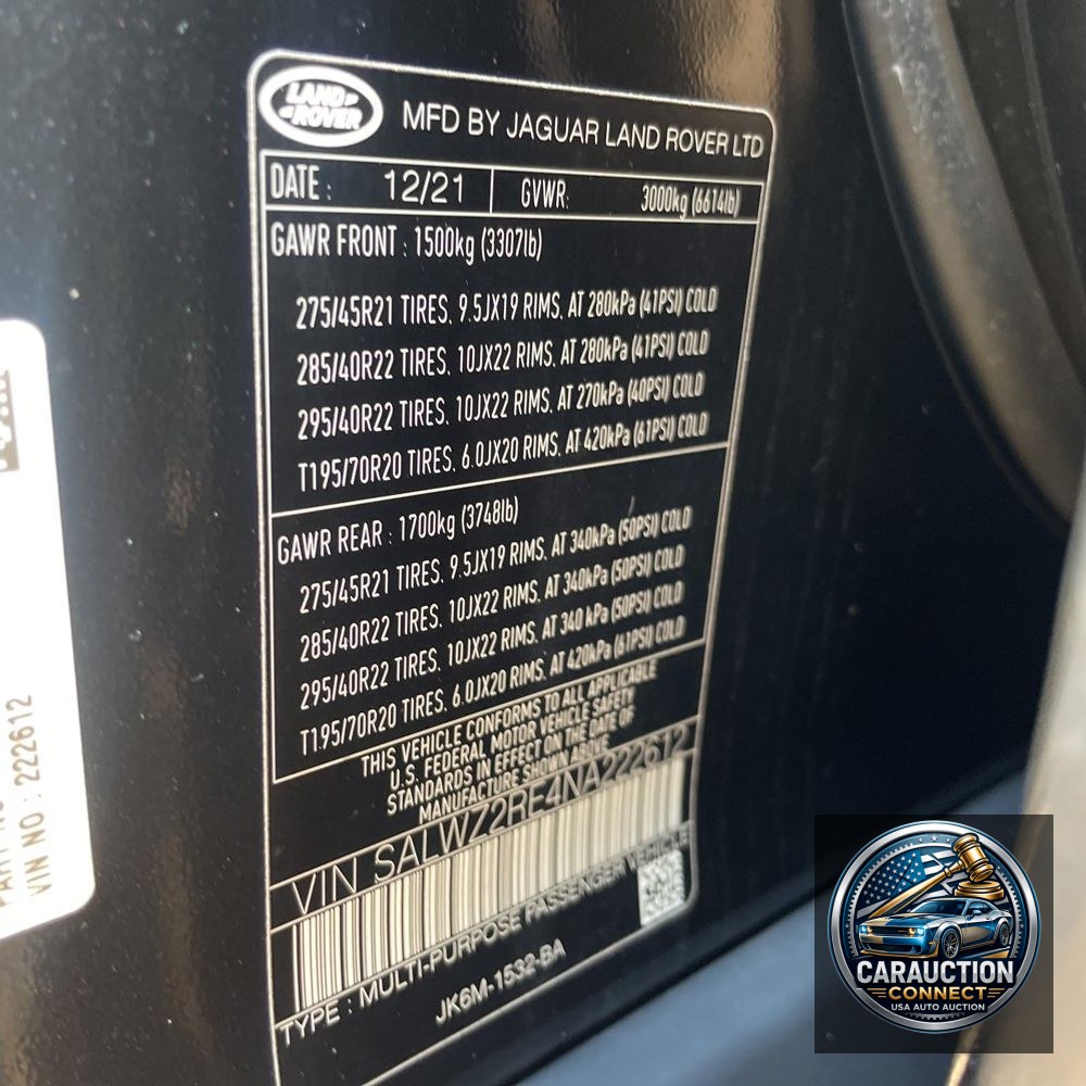 2022 Land Rover Range Rover Sport SVR Carbon Edition