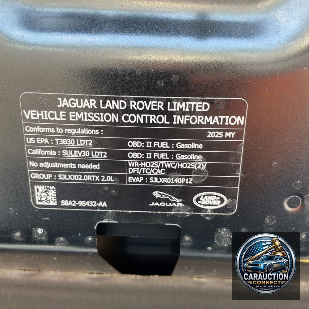 2025 Land Rover Range Rover Velar S P250