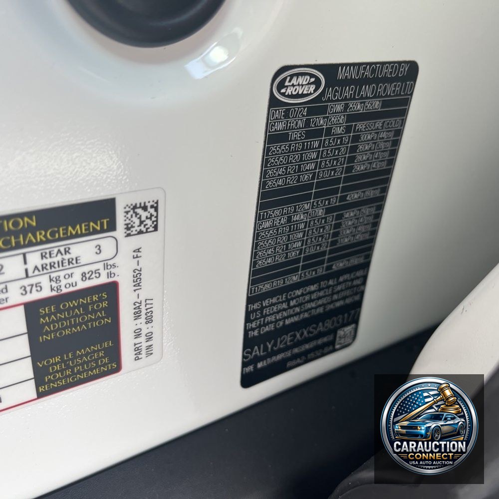 2025 Land Rover Range Rover Velar P250 S