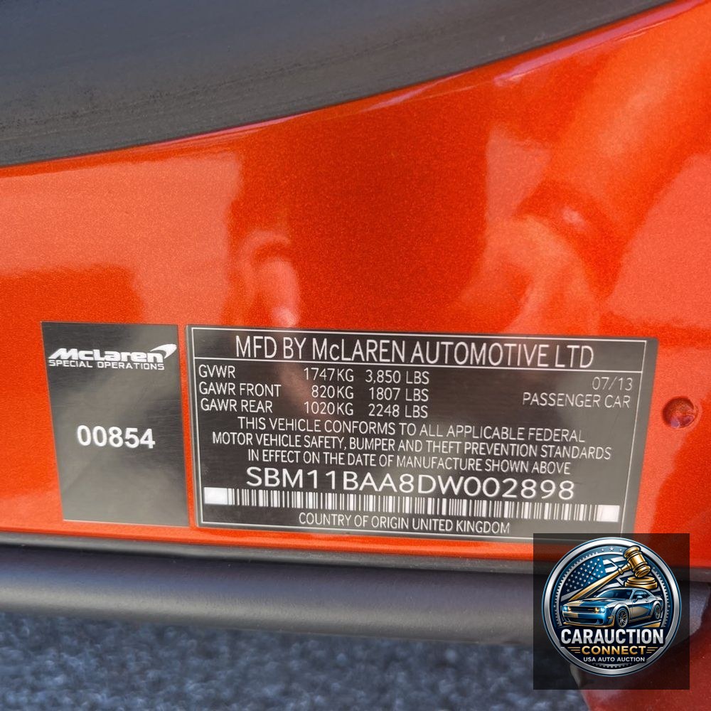 2013 McLaren MP4-12C Spider